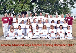 Arhanta Fortgeschrittene Yoga YTT Dezember 2017