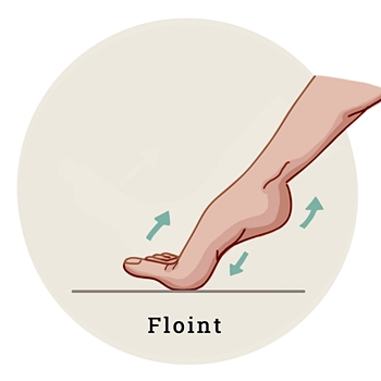 pied demi-flexible-floqué