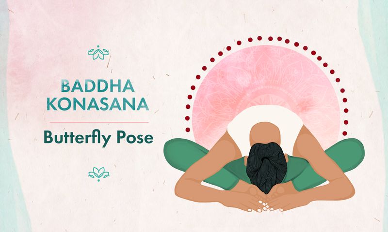 Butterfly Pose - Baddha Konasana Seated Yoga Poses
