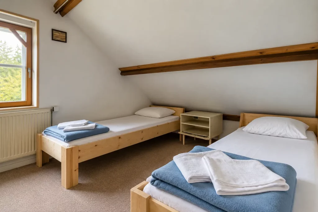 Yoga ashram europe room